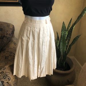 Vintage 100% Linen Skirt